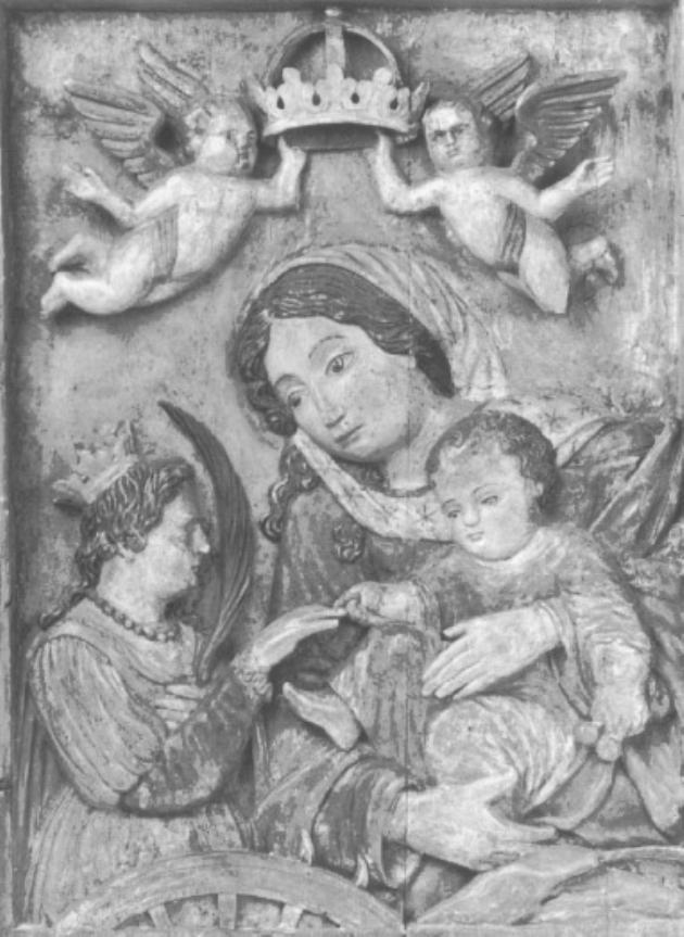 Sposalizio di Santa Caterina (rilievo) - ambito veneto (sec. XVII)