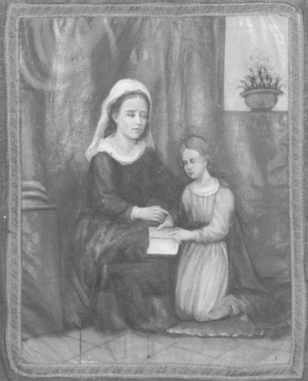 educazione di Maria Vergine (dipinto) - ambito veneto (secc. XIX/ XX)