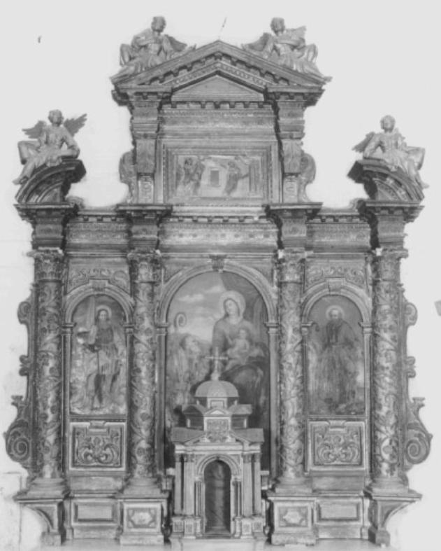motivi decorativi (altare) - bottega veneto-friulana (sec. XVII)