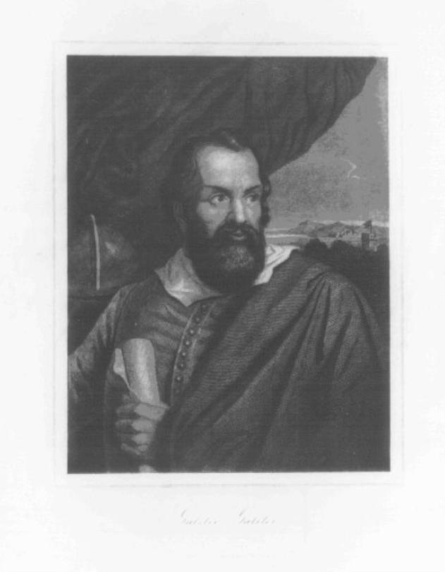 ritratto di Galileo Galilei (stampa) - ambito veneto (sec. XIX)