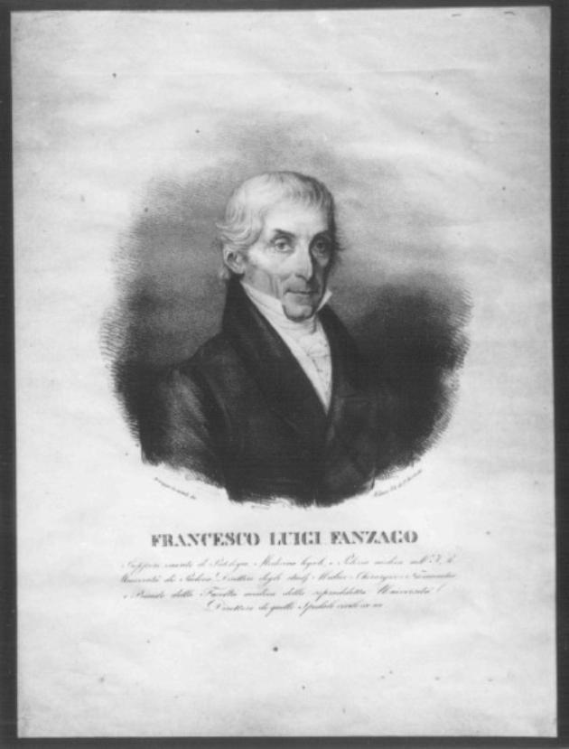 ritratto di Francesco Luigi Fanzago (stampa) - ambito veneto (sec. XIX)