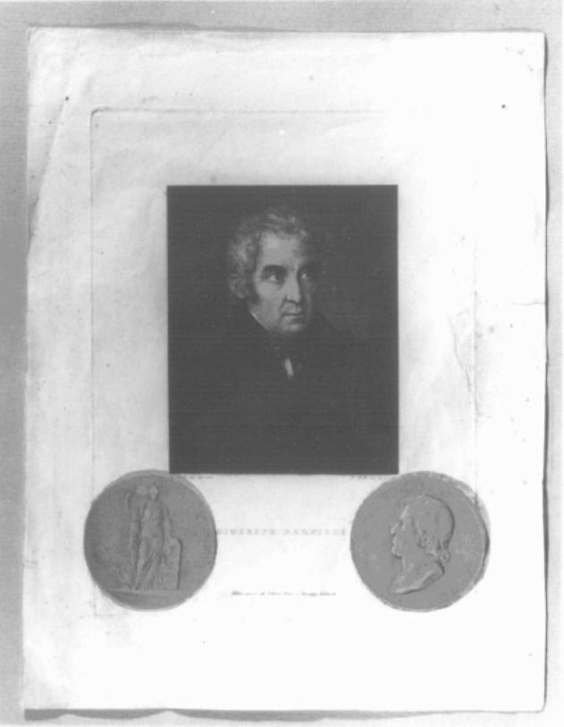 ritratto di Giuseppe Barbieri (stampa smarginata) - ambito veneto (sec. XIX)