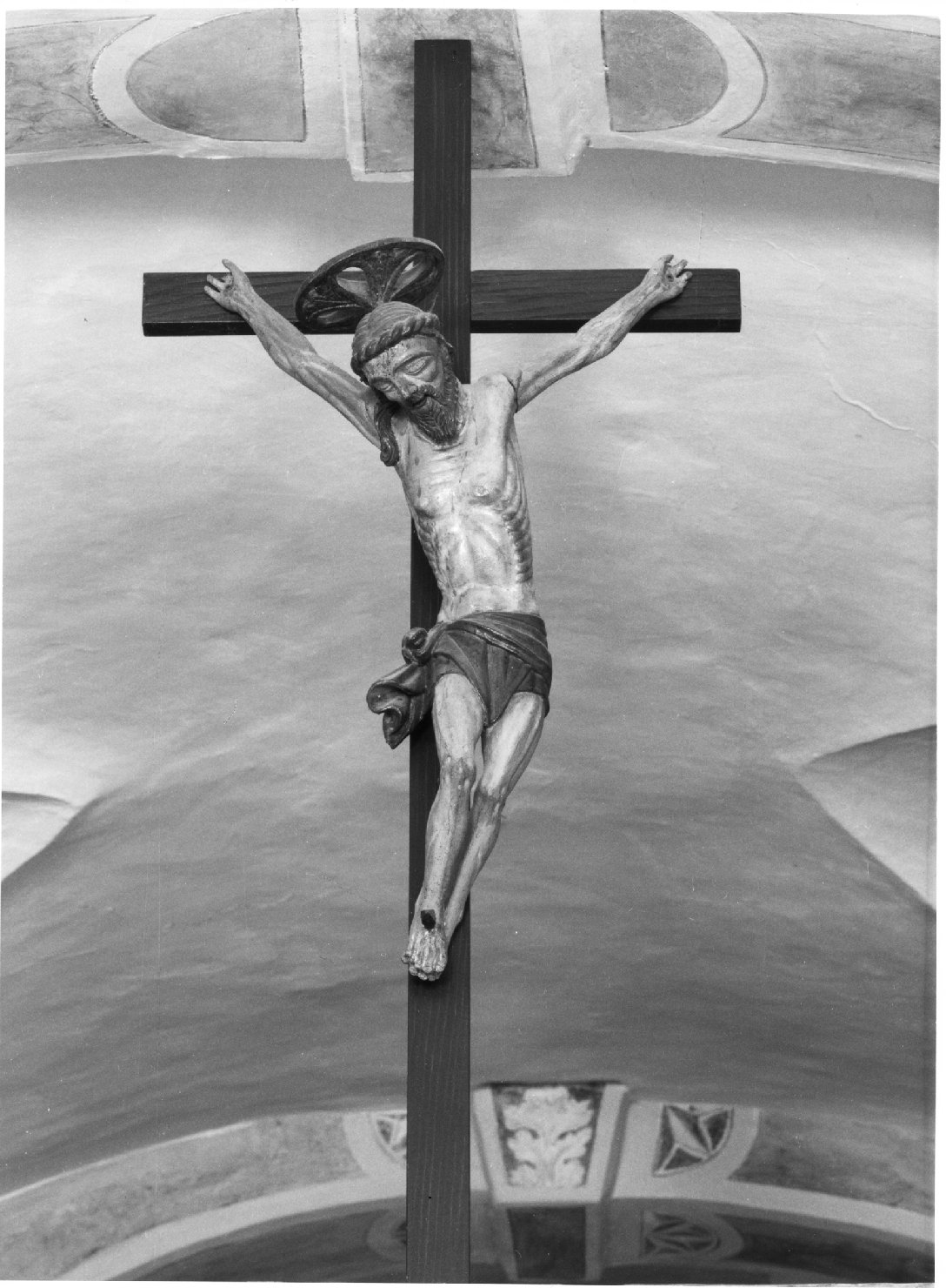 Cristo crocifisso (scultura) - ambito bellunese (sec. XVII)