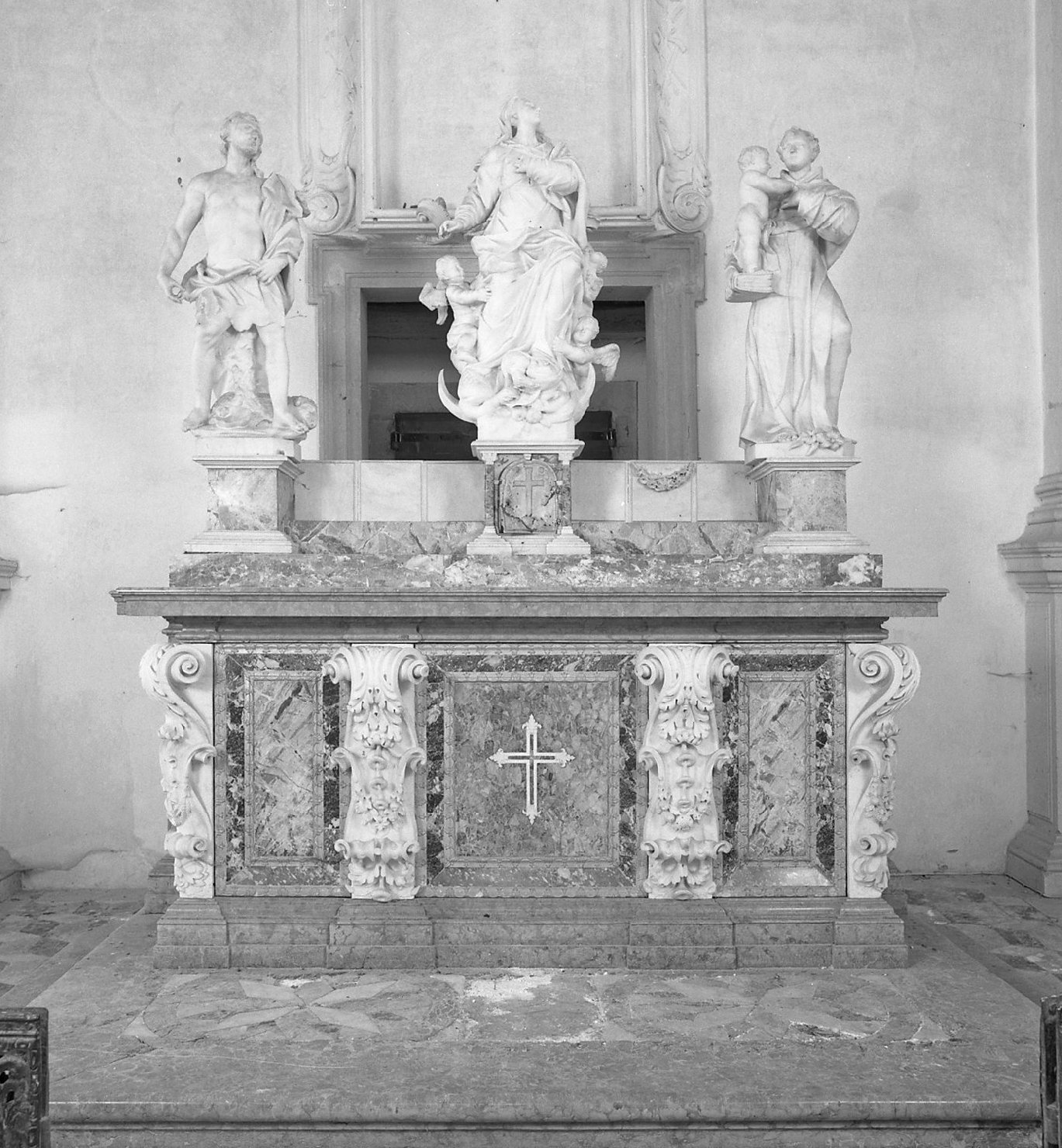 altare maggiore - ambito veneto (primo quarto sec. XVIII)
