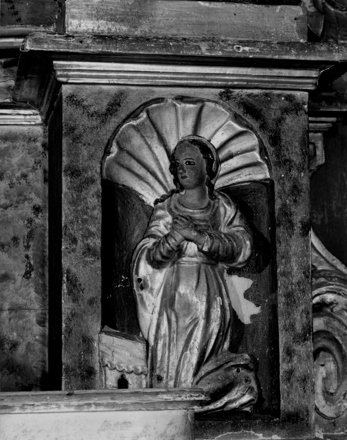 Madonna Annunciata (scultura) - ambito veneto (sec. XVIII)