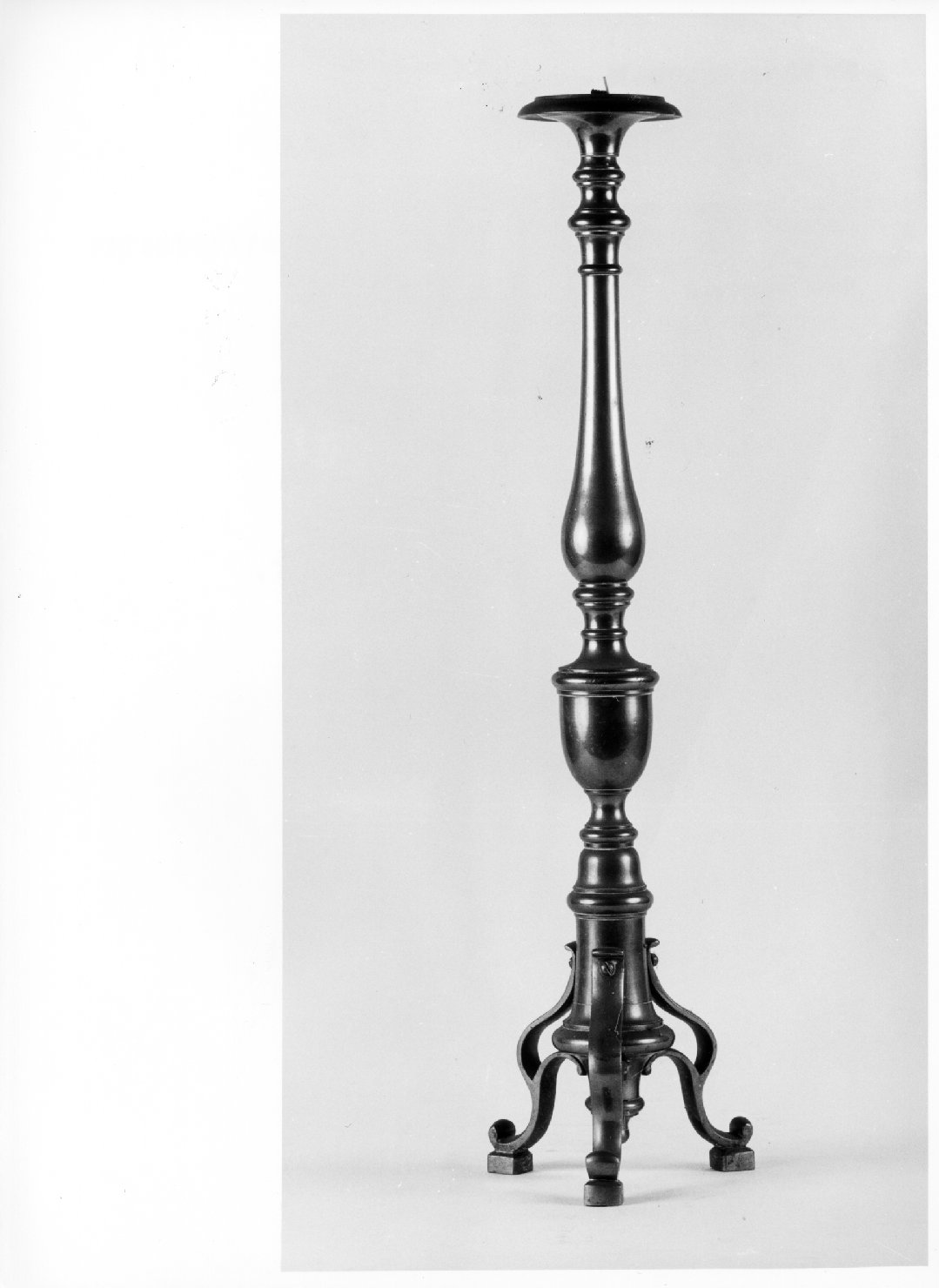candeliere d'altare - ambito veneto (fine sec. XIX)