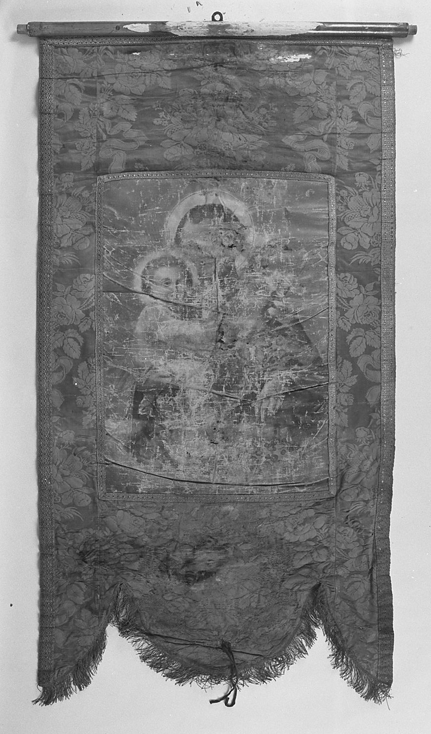 San Giuseppe con Gesù Bambino (dipinto) - ambito bellunese (secc. XIX/ XX)
