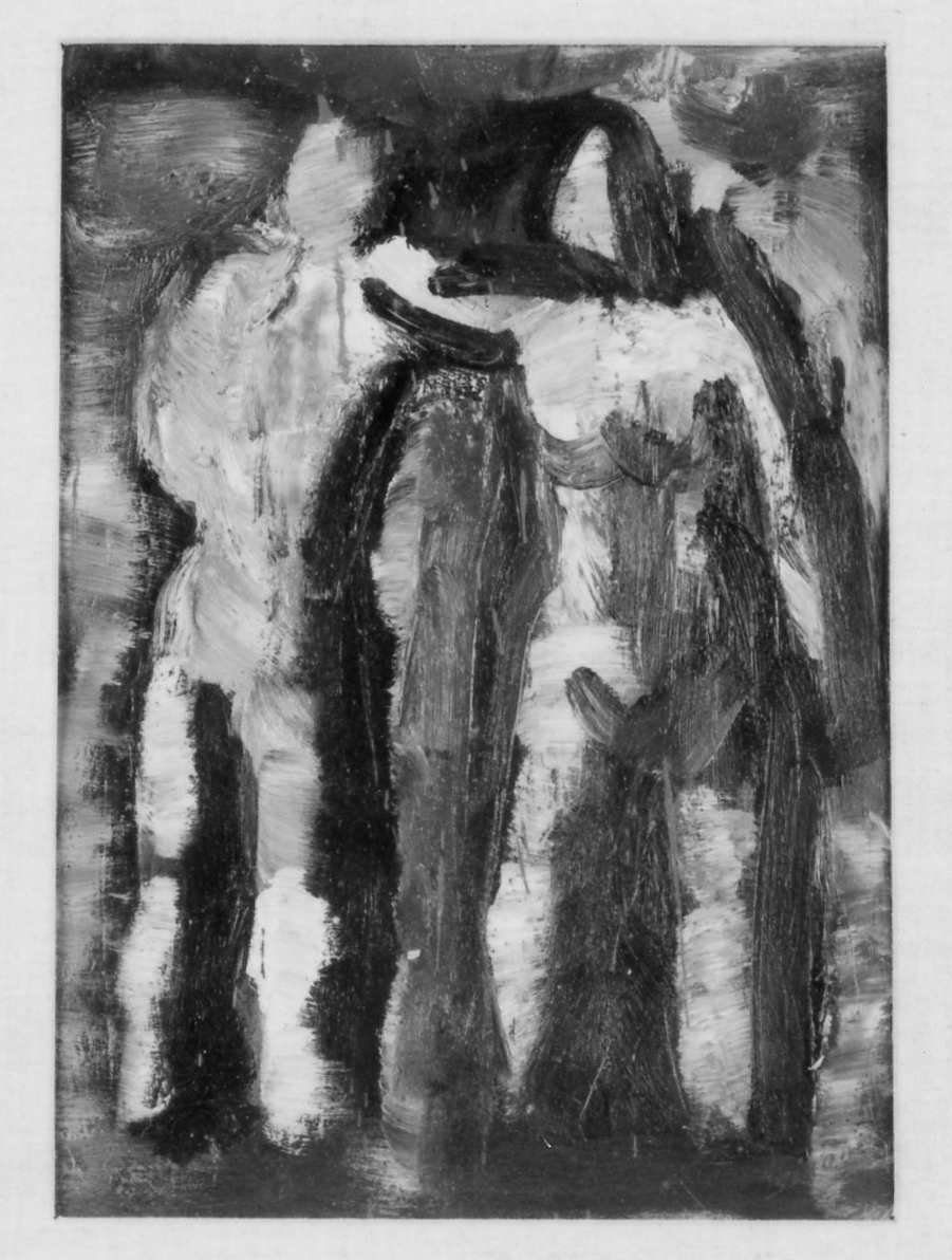 Due figure (dipinto) di Sironi Mario (sec. XX)