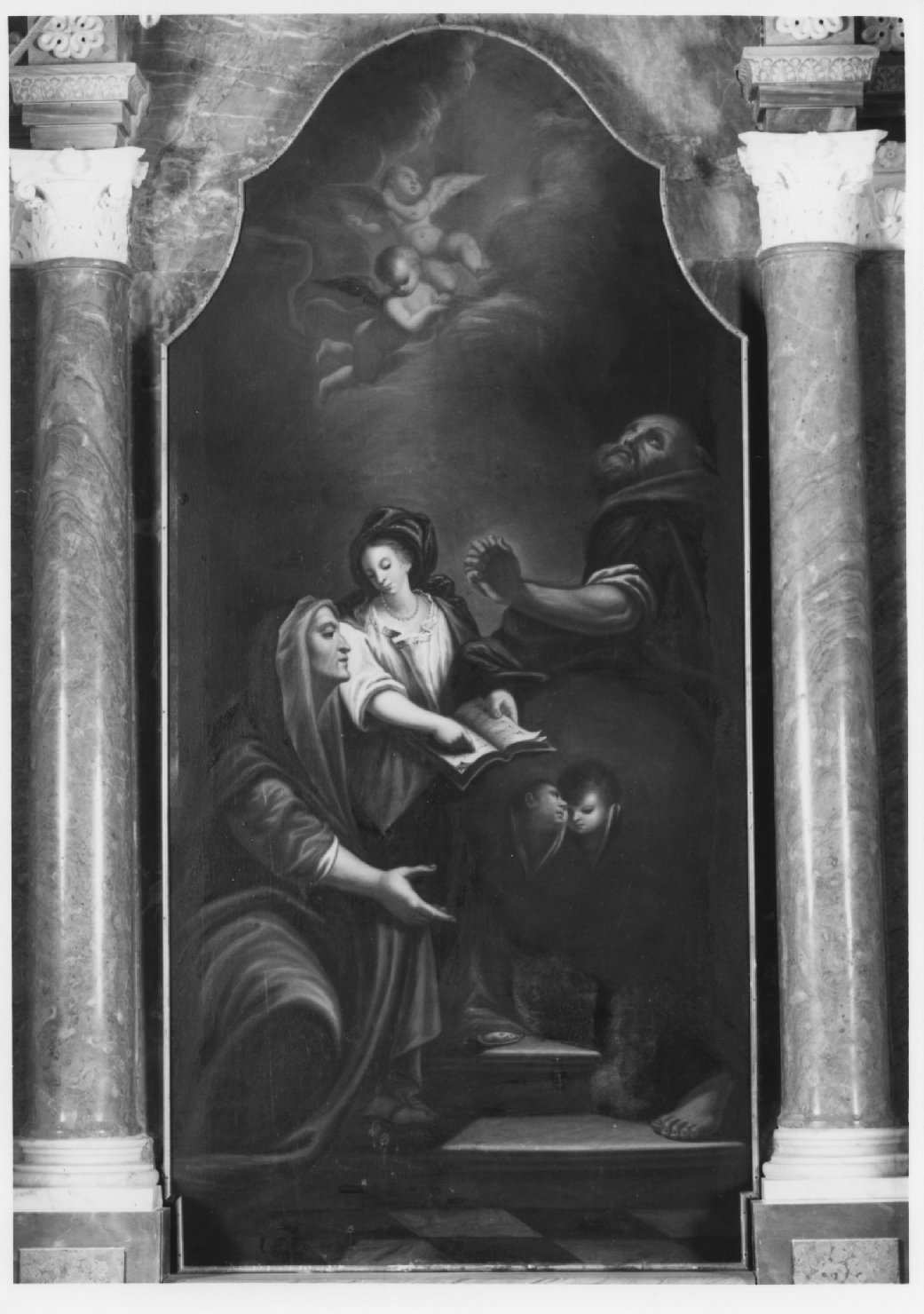 edicazione di Maria Vergine (dipinto) - ambito veneto (sec. XX)