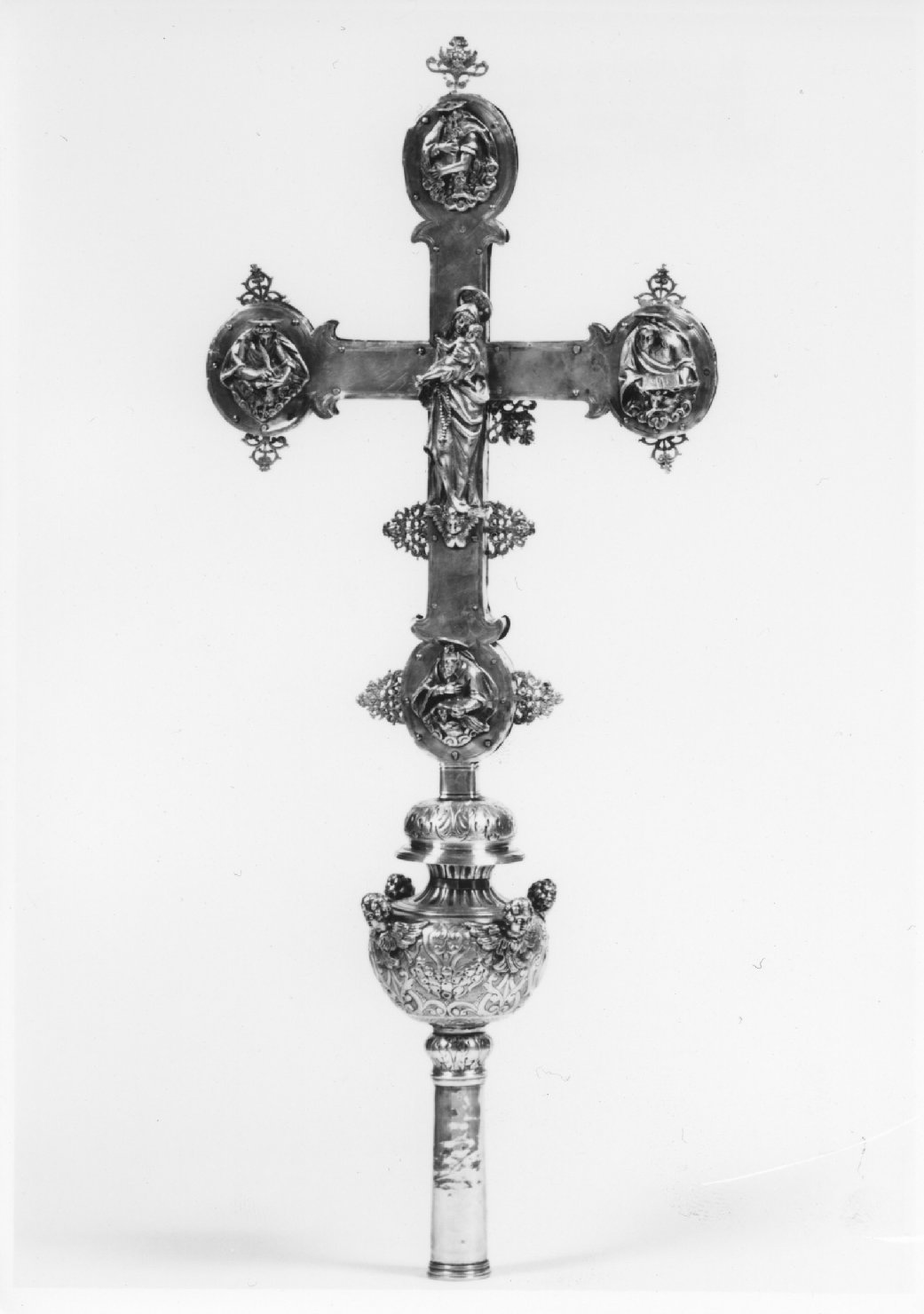Madonna con Bambino (decorazione) - ambito veneto (sec. XVIII)