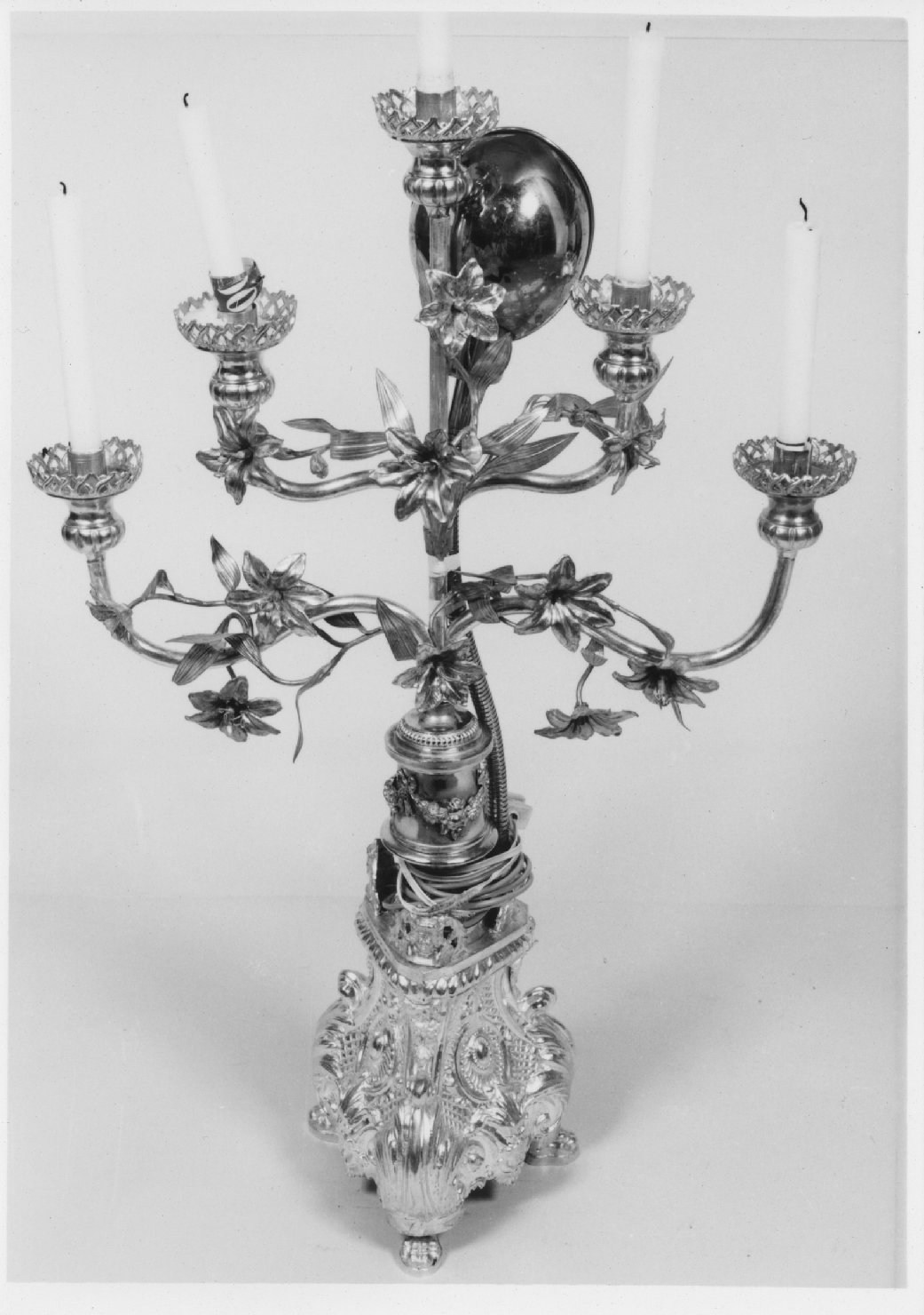 candeliere d'altare - ambito veneto (prima metà sec. XIX)