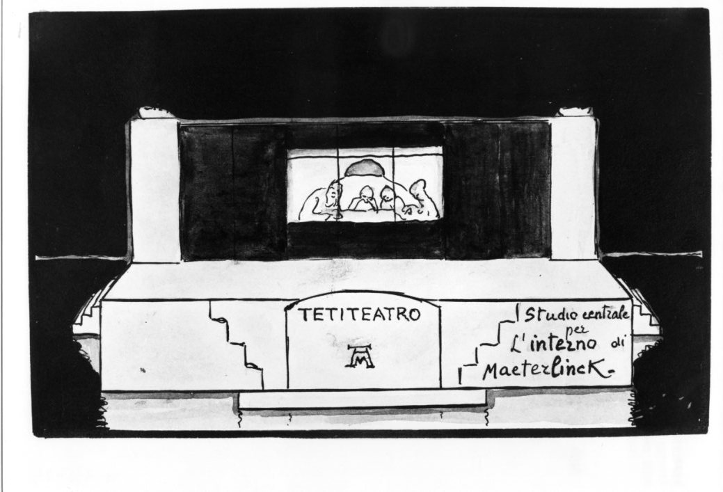 allestimento scenografico teatrale (disegno) di Martini Alberto (sec. XX)