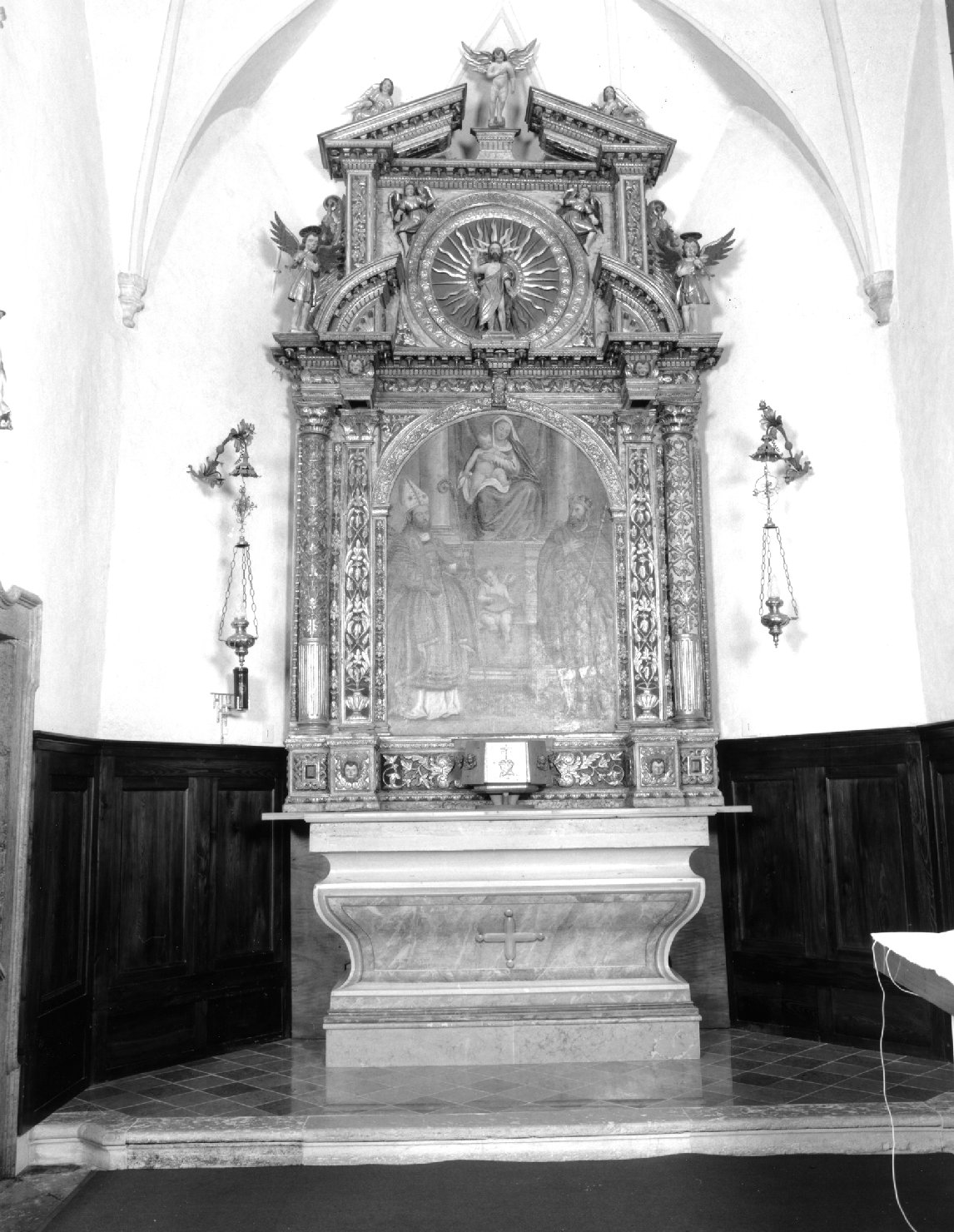 altare maggiore, insieme - ambito veneto (sec. XVI)