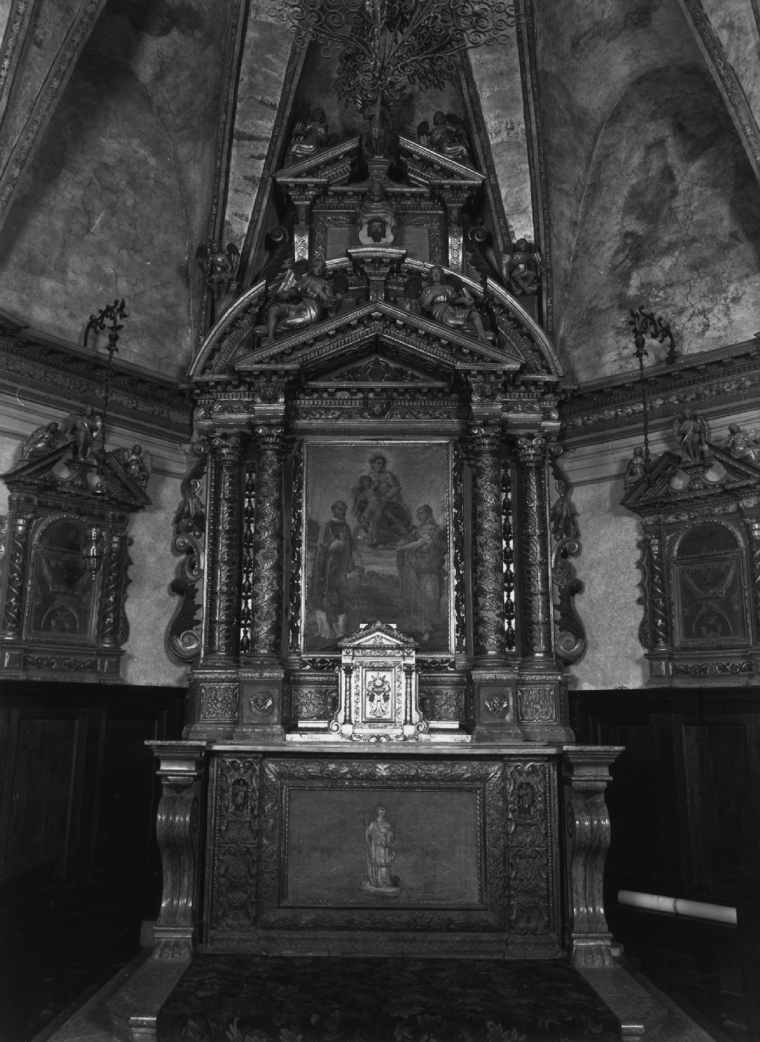altare maggiore - ambito veneto (fine/inizio secc. XVI/ XVII)