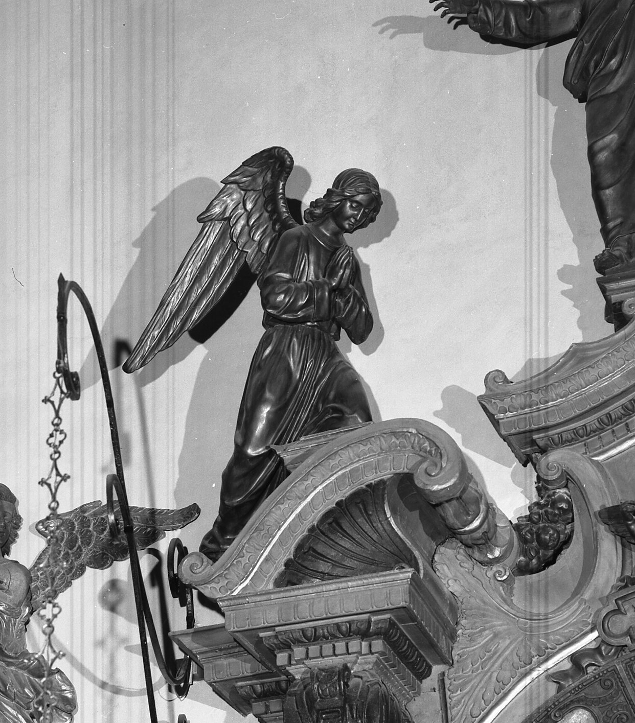 angelo adorante (statua) - ambito veneto (sec. XIX)