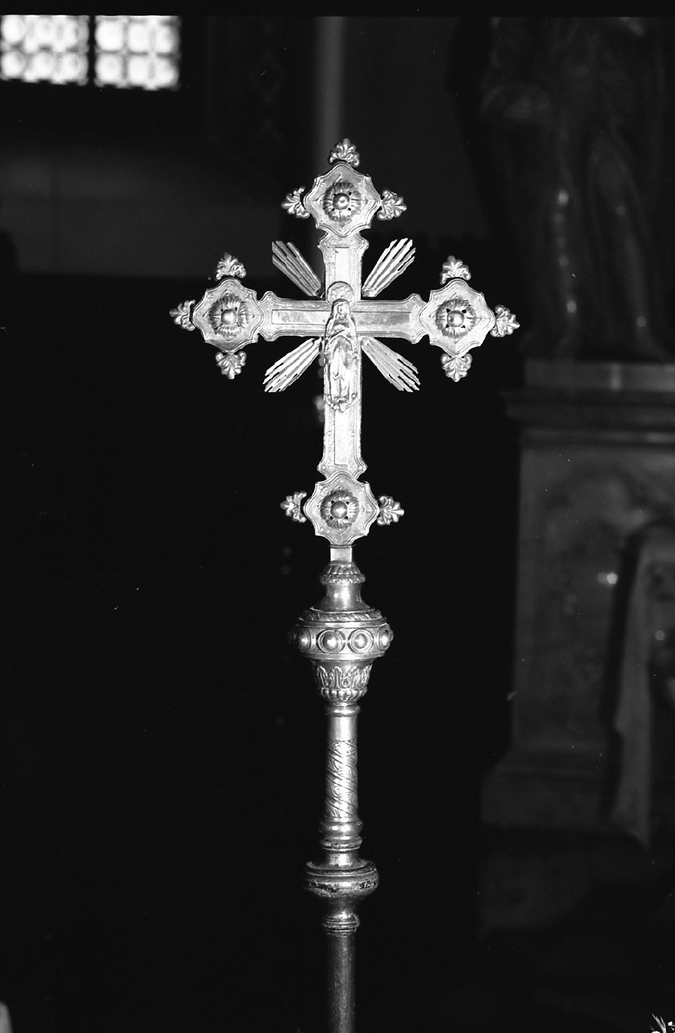 croce processionale - ambito veneto (prima metà sec. XVII)
