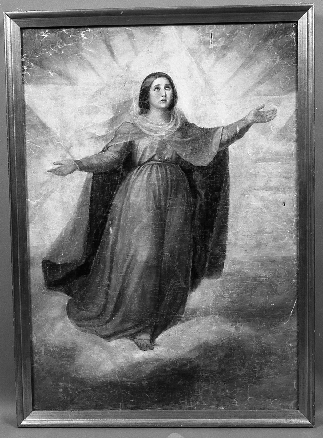 San Floriano martire/ Madonna assunta (dipinto) - ambito veneto (sec. XIX)