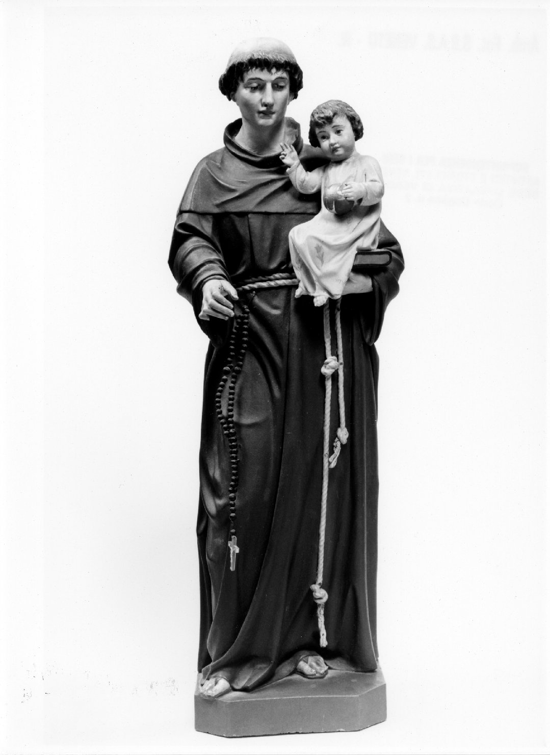 Sant' Antonio da Padova con Gesù Bambino (statua) di Peskoller Giovanni (scuola) (primo quarto sec. XX)