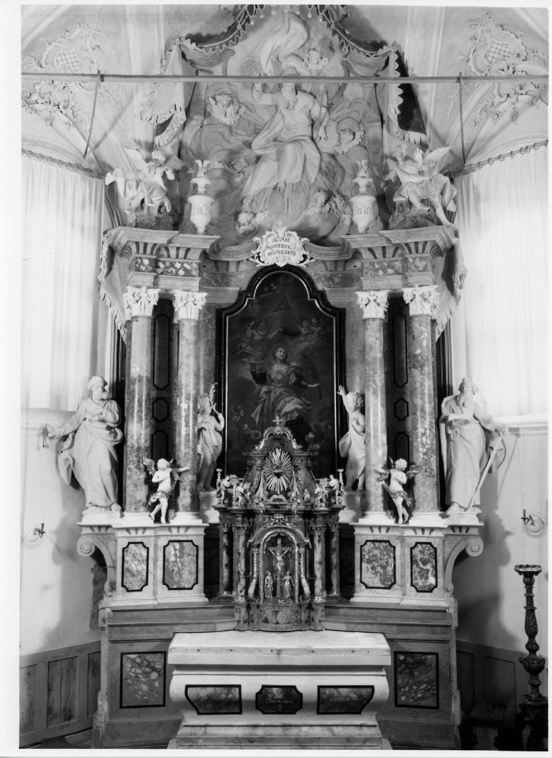 altare maggiore - ambito veneto (prima metà sec. XVIII)