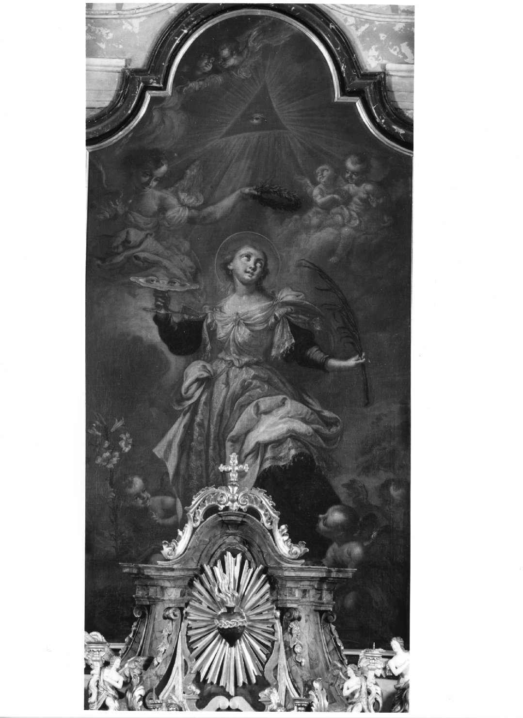 Santa Lucia (pala d'altare) - ambito bellunese (seconda metà sec. XVIII)