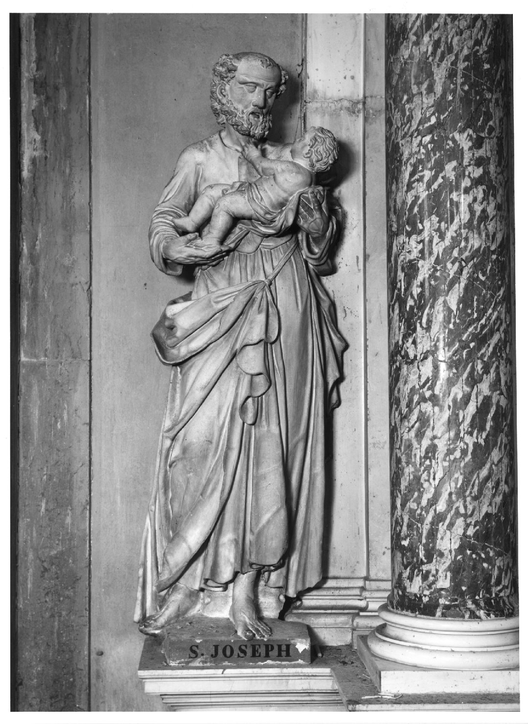 San Giuseppe (statua) - ambito veneto (secondo quarto sec. XVIII)