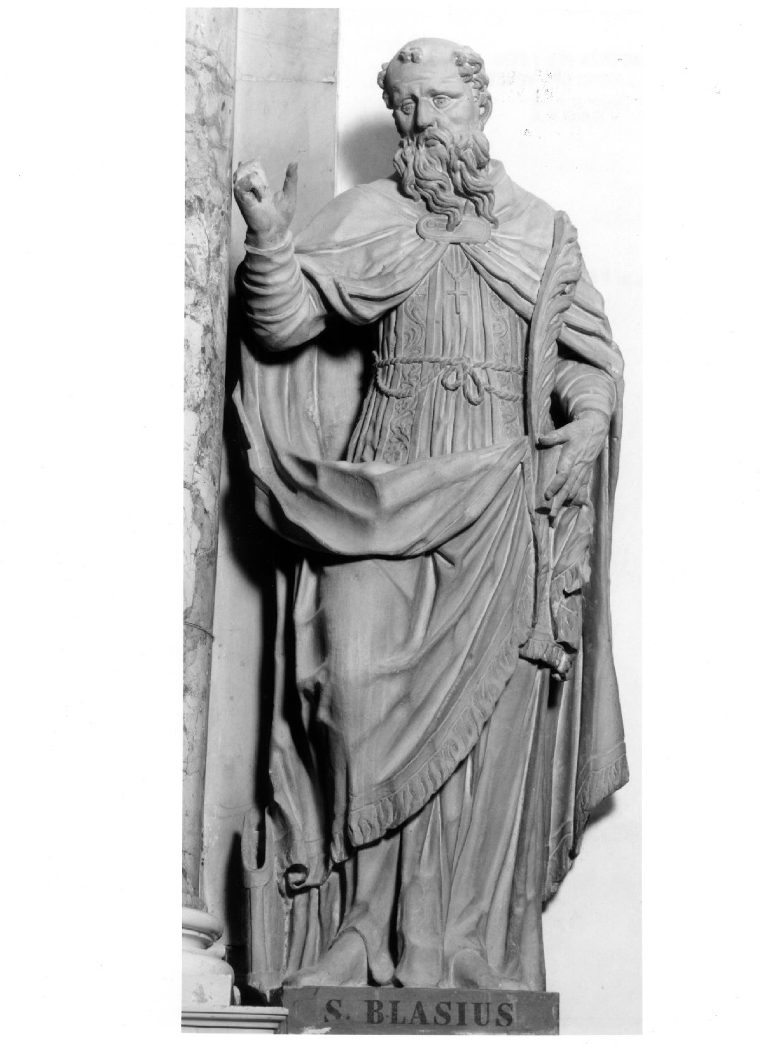 San Biagio (statua) - ambito veneto (secondo quarto sec. XVIII)