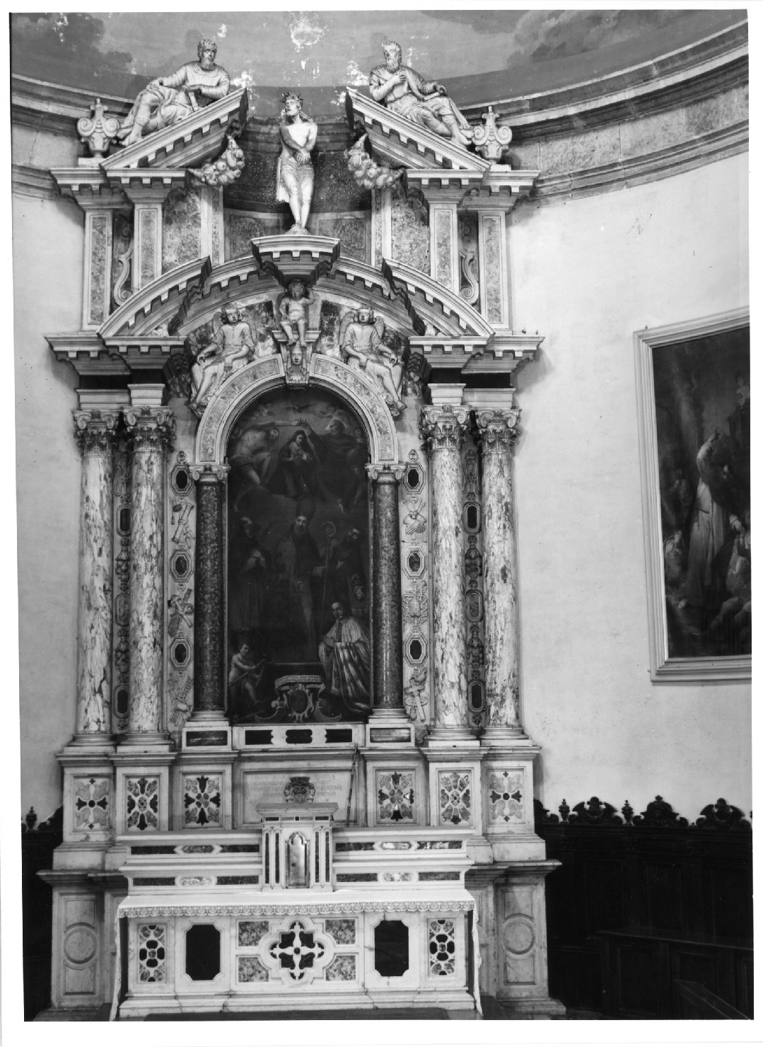 altare maggiore - bottega veneta (sec. XVII)