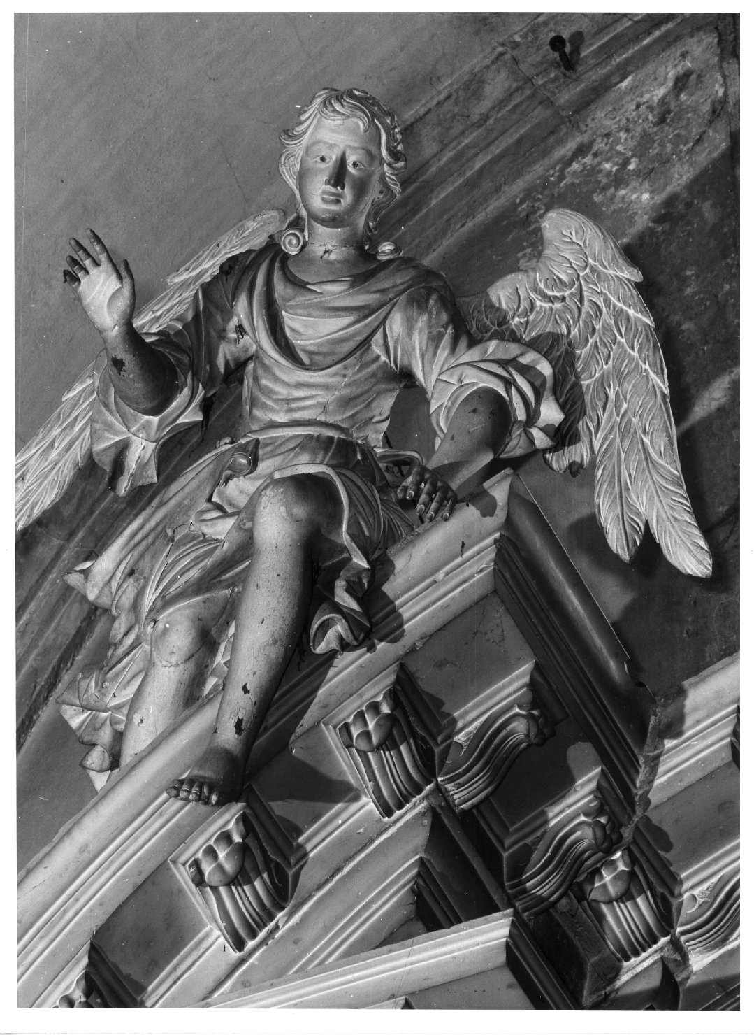 angelo (statua, serie) - ambito veneto (secondo quarto sec. XVIII)