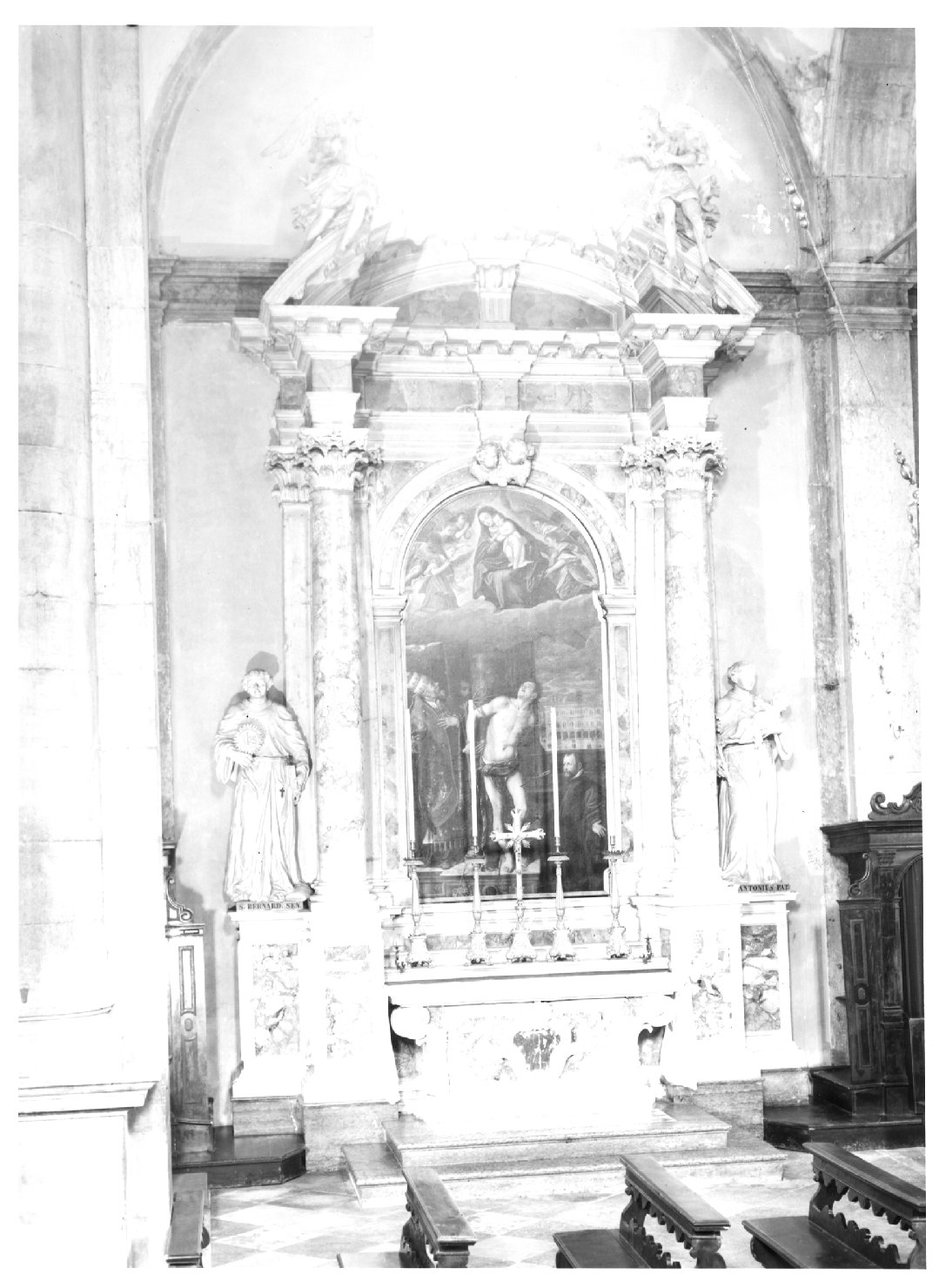 altare - ambito veneto (secondo quarto sec. XVIII)