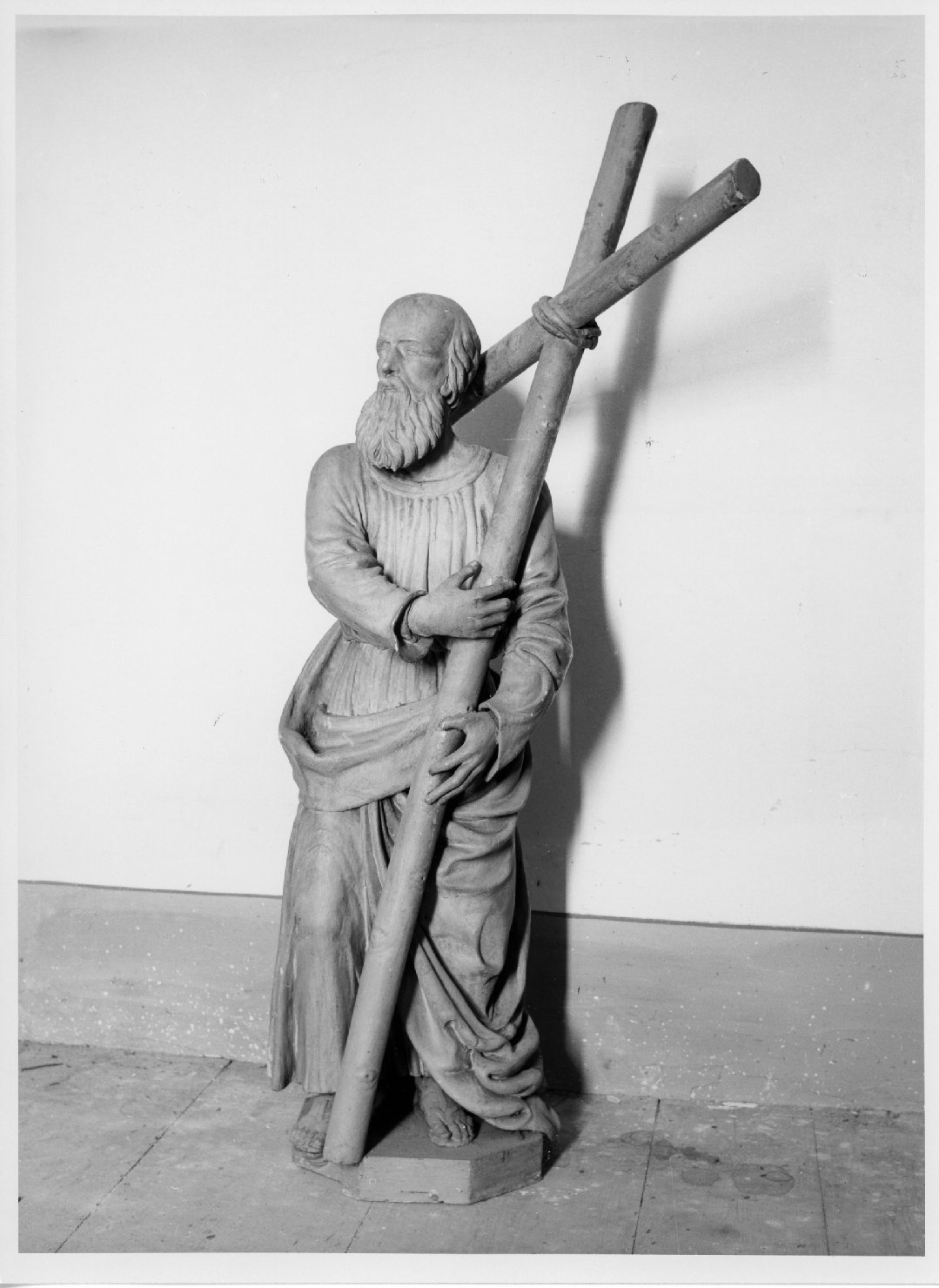 Sant' Andrea (statua) di Brustolon Andrea (bottega) - ambito bellunese (sec. XVIII)