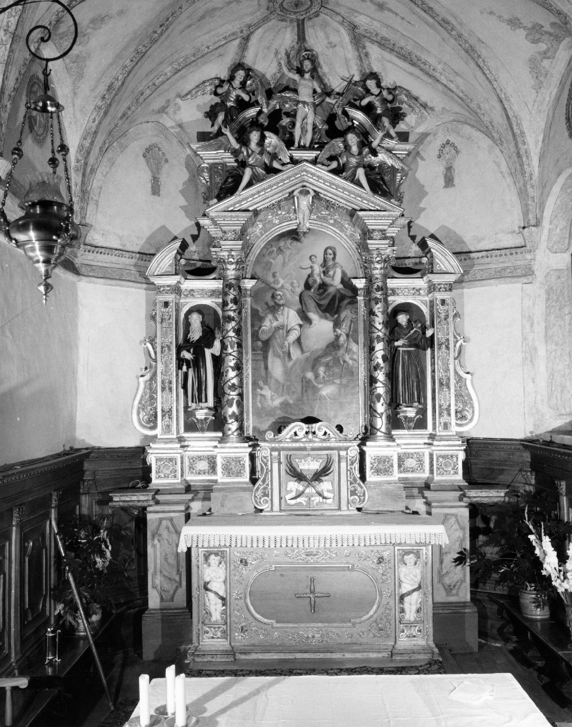 altare maggiore di Brustolon Andrea, Brustolon Paolo - ambito bellunese (sec. XVIII)