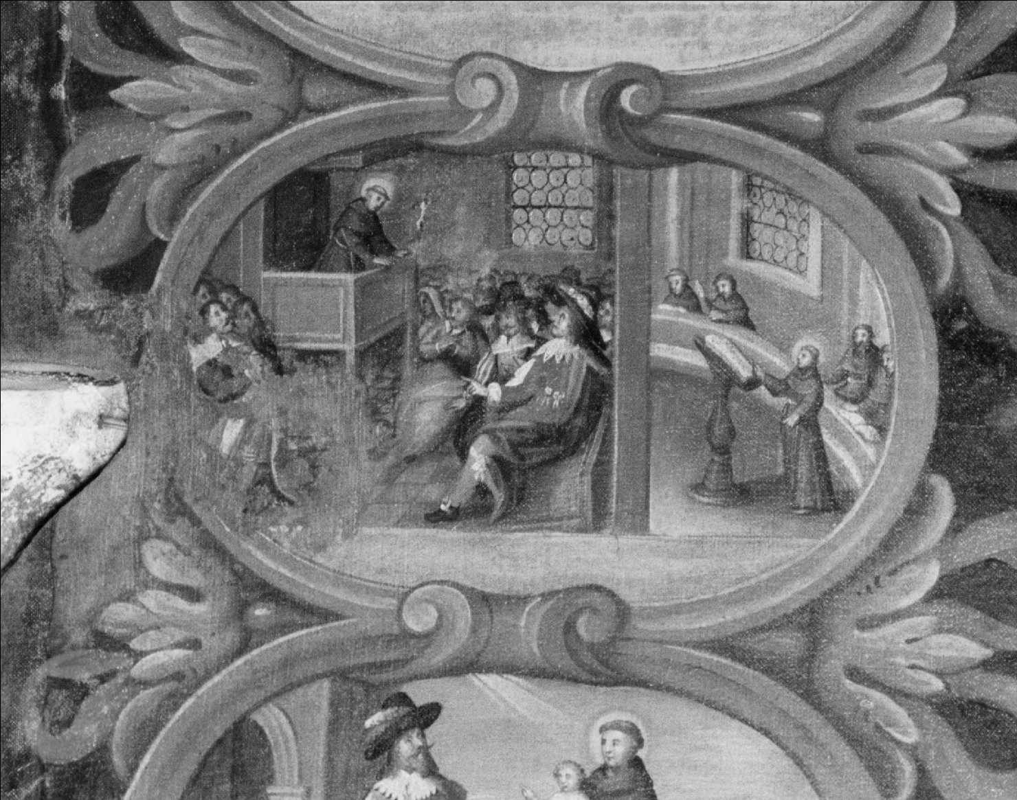 Predica di Sant' Antonio da Padova (dipinto, ciclo) - ambito veneto (sec. XVIII)