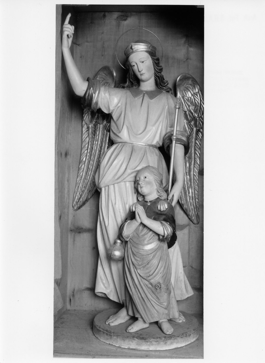 angelo custode (statua) - ambito veneto (inizio sec. XX)