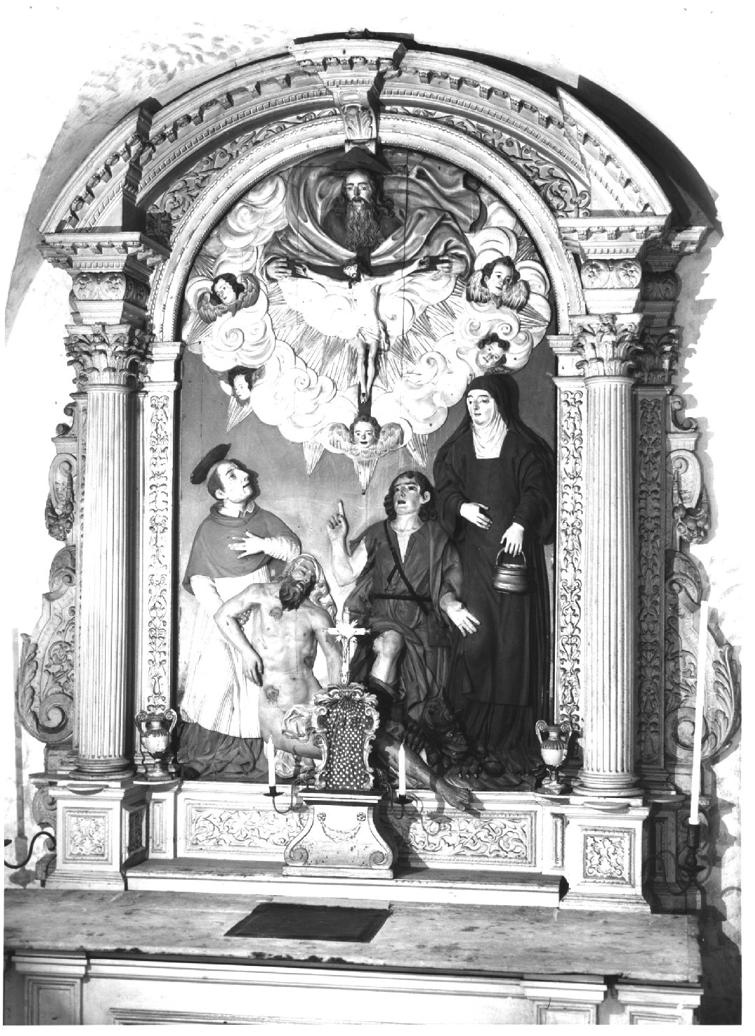 mostra d'altare - ambito veneto (sec. XVII)