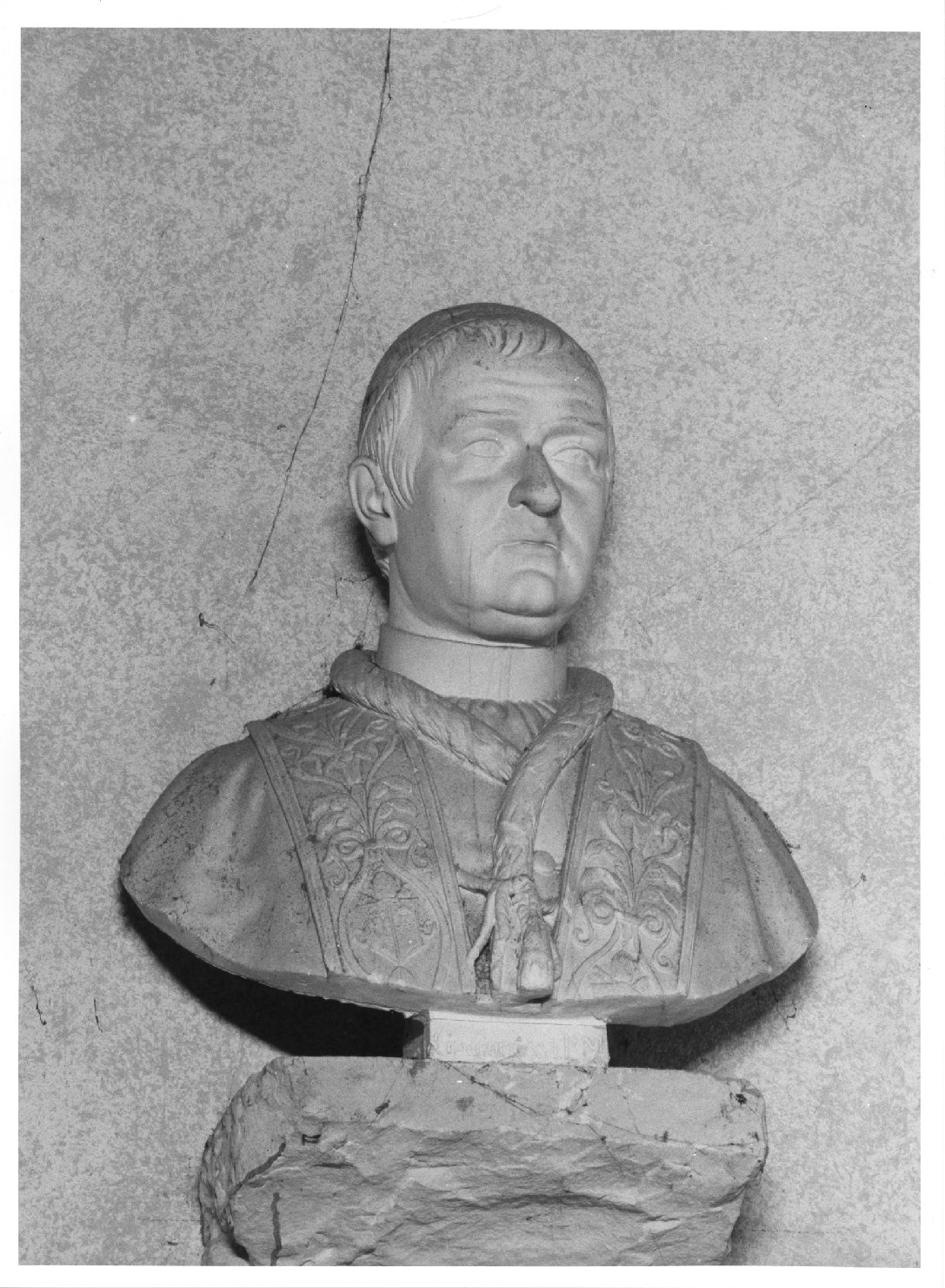 ritratto di Papa Gregorio XVI (busto) - ambito veneto (seconda metà sec. XIX)