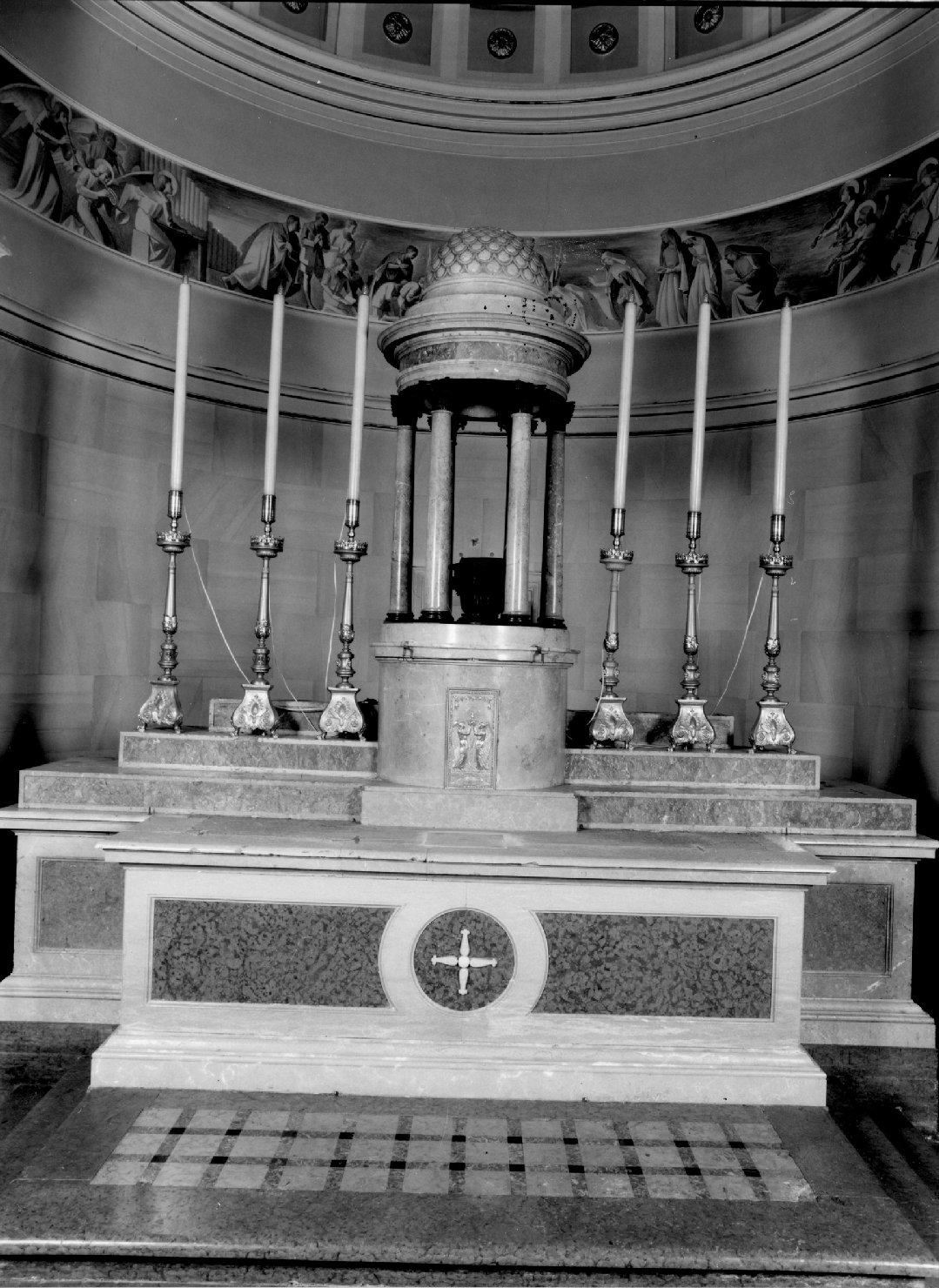 altare maggiore, insieme - ambito veneto (metà sec. XIX)
