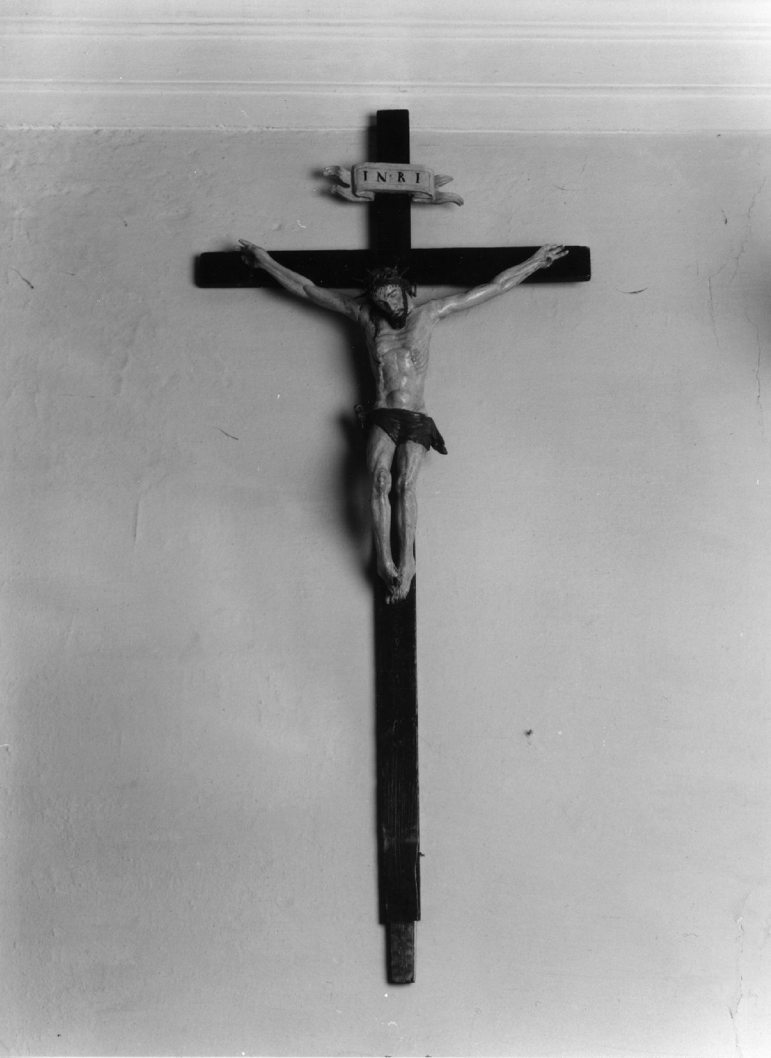 Cristo crocifisso (statua) - ambito bellunese (metà sec. XIX)