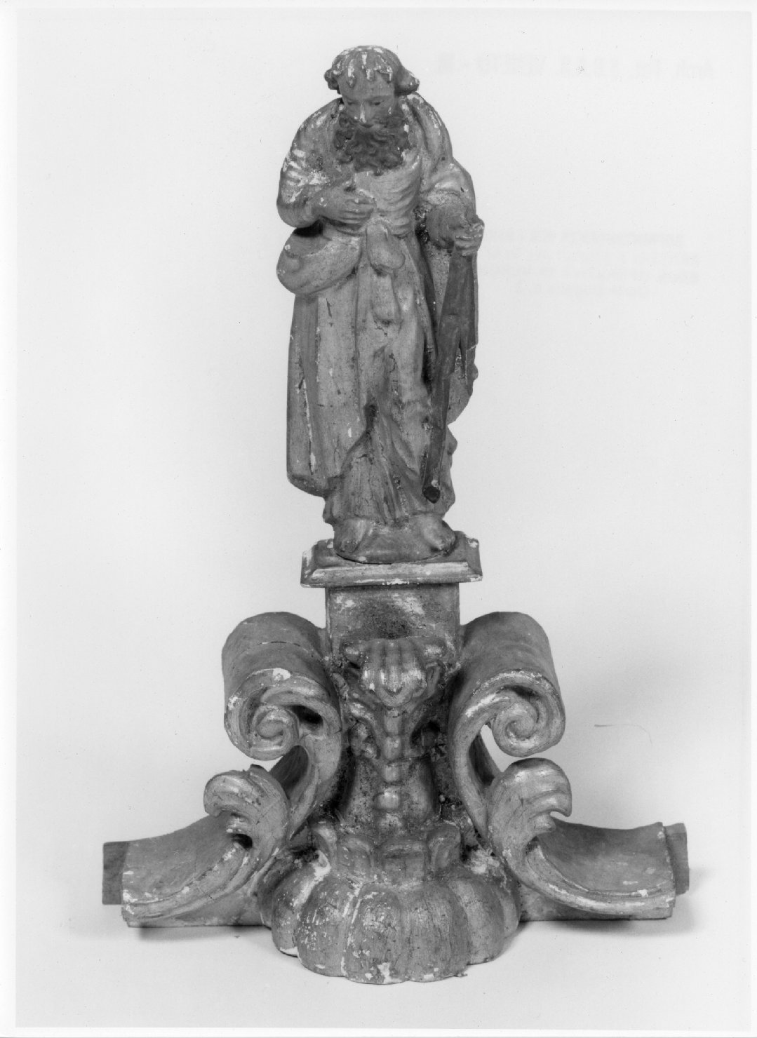 santo (scultura, elemento d'insieme) - ambito veneto (sec. XVII)
