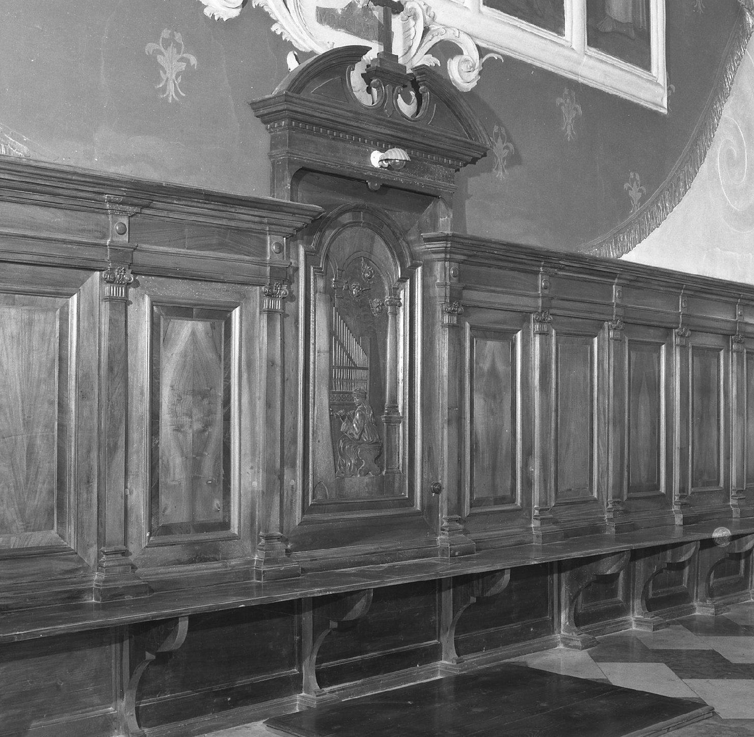 Santa Cecilia patrona della musica (rilievo) - ambito veneto (sec. XIX)