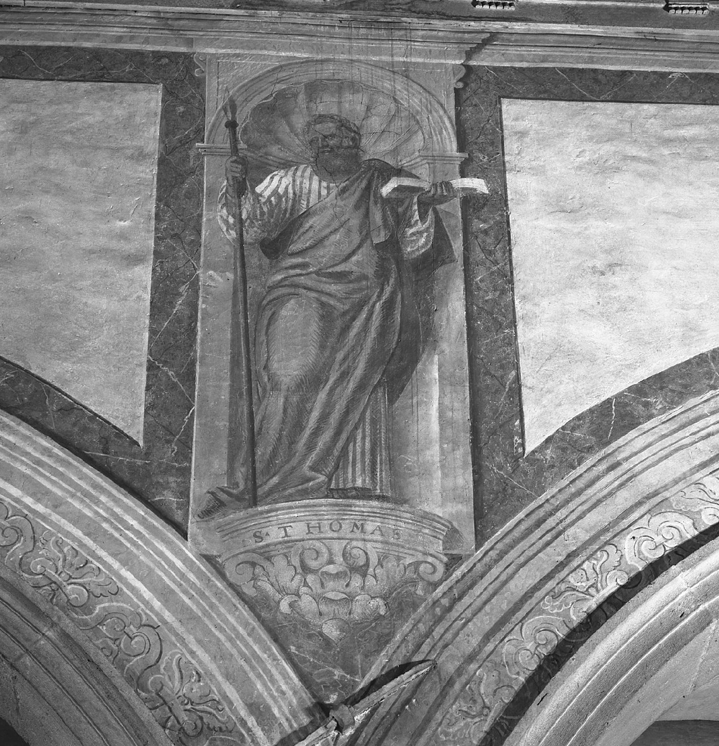 San Tommaso apostolo (dipinto) di Vecellio Cesare (e aiuti) (sec. XVI)
