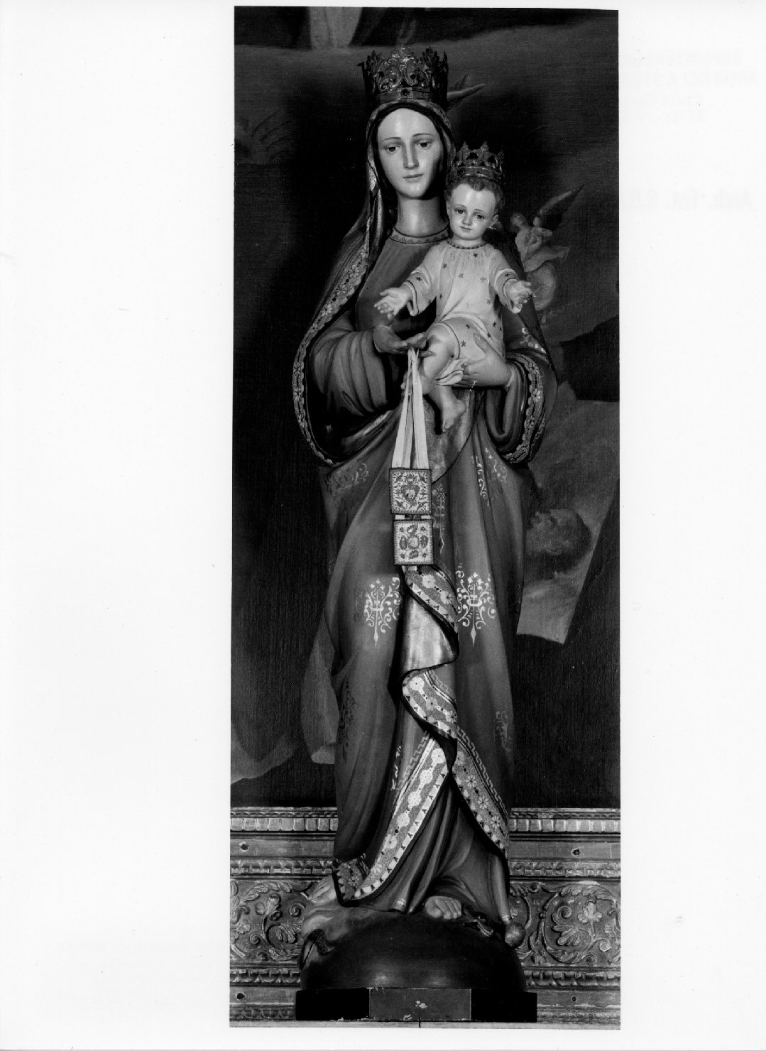 Madonna del Carmelo (statua) - ambito trentino (sec. XX)