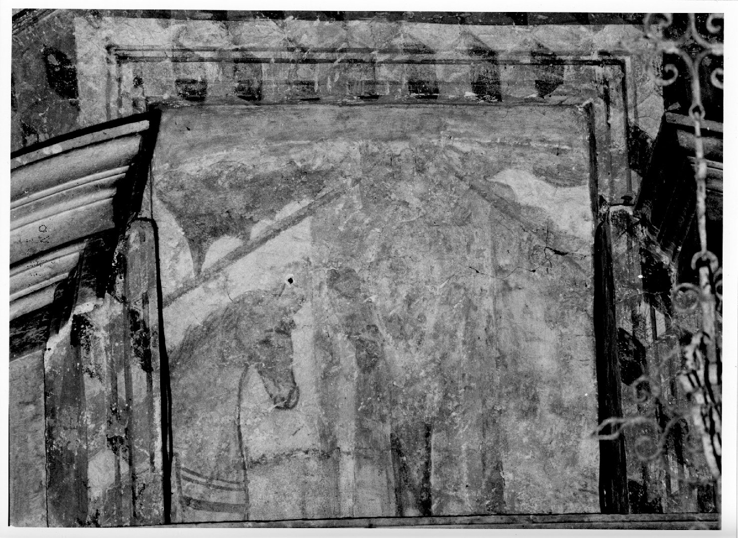 Sant'Antonio da Padova e il miracolo dell'asino (dipinto) - ambito veneto (sec. XVIII)