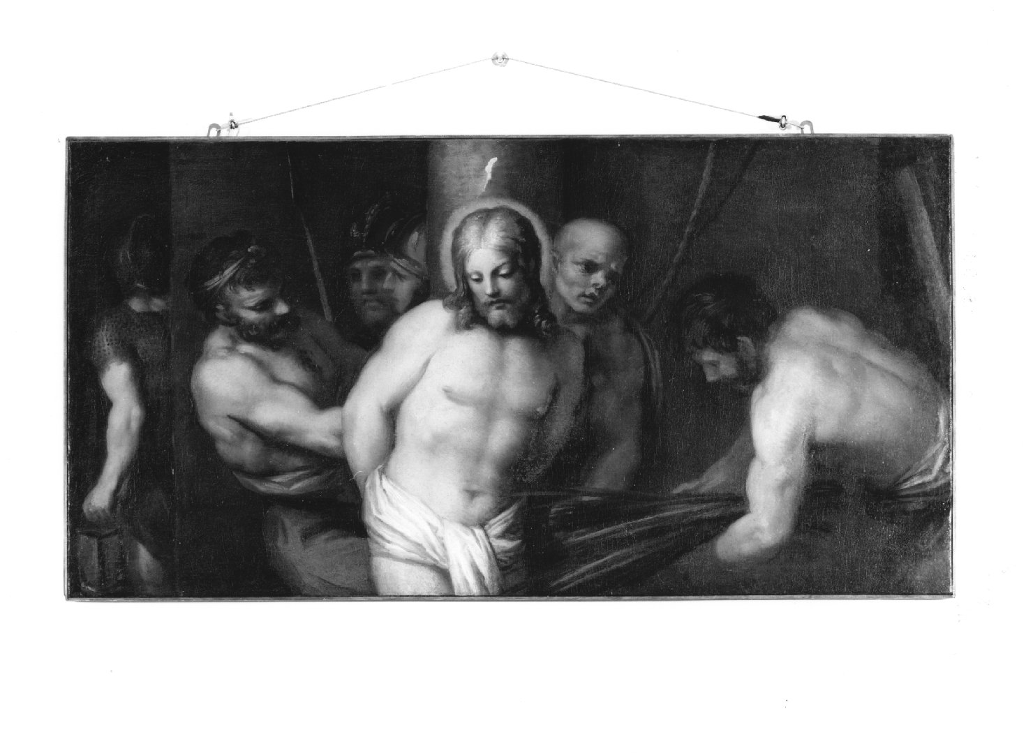 Cristo flagellato (dipinto) di Pellegrini Girolamo (attribuito) (sec. XVII)
