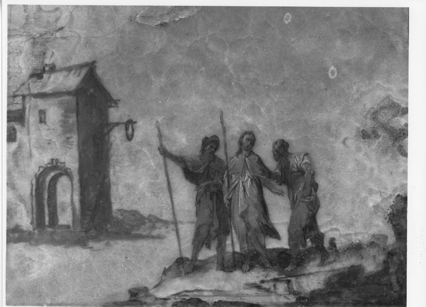 Incontro di Cristo e i discepoli sulla via di Emmaus (dipinto) di Ricci Sebastiano (?) (primo quarto sec. XVIII)