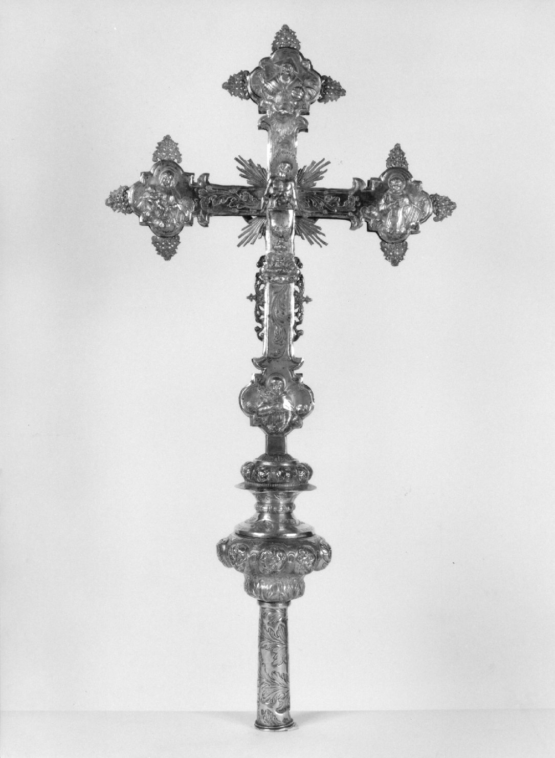croce processionale - ambito veneziano (seconda metà sec. XVIII)