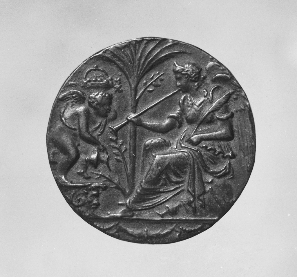 allegoria della Fama (placchetta, opera isolata) di Briosco Andrea (secc. XV/ XVI)
