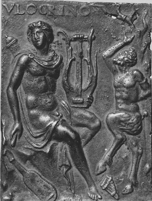 Apollo e Marsia (placchetta) di Ulocrino (fine/inizio secc. XV/ XVI)
