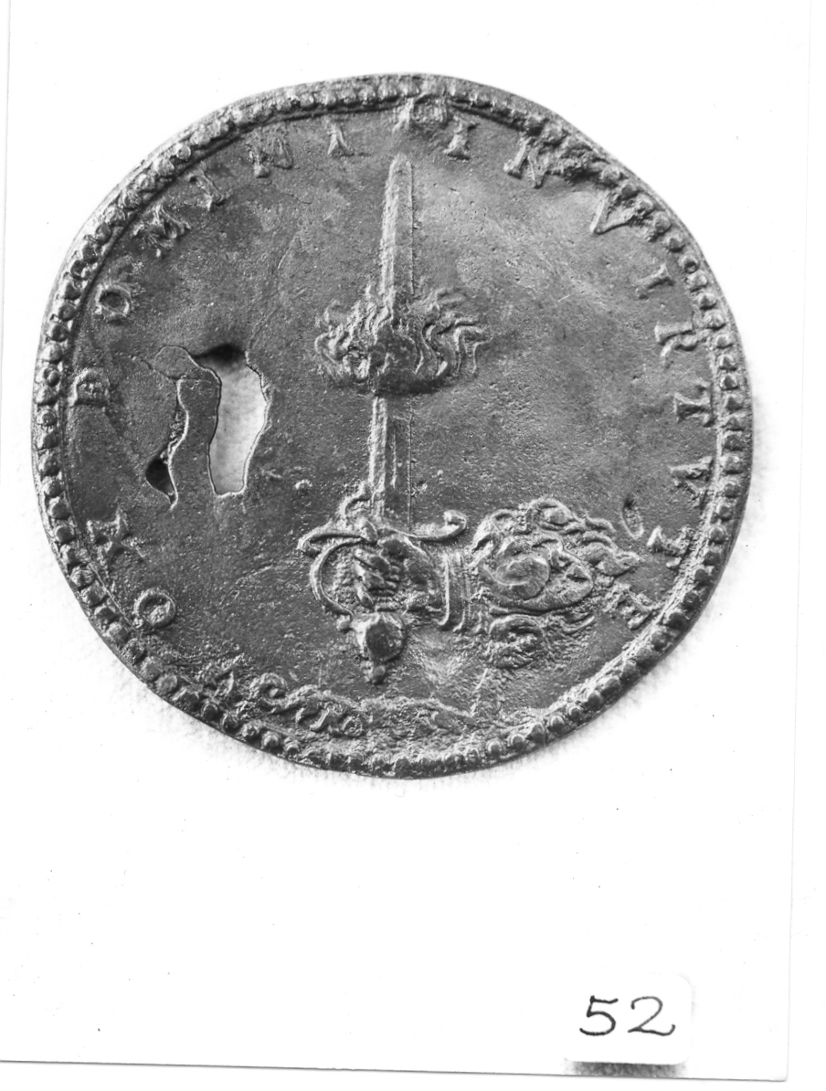 stemma (medaglia) di Pastorini Pastorino (sec. XVI)