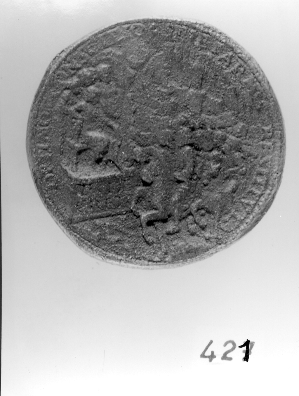cavalieri (medaglia, elemento d'insieme) di Foppa Cristoforo detto Caradosso (primo quarto sec. XVI)