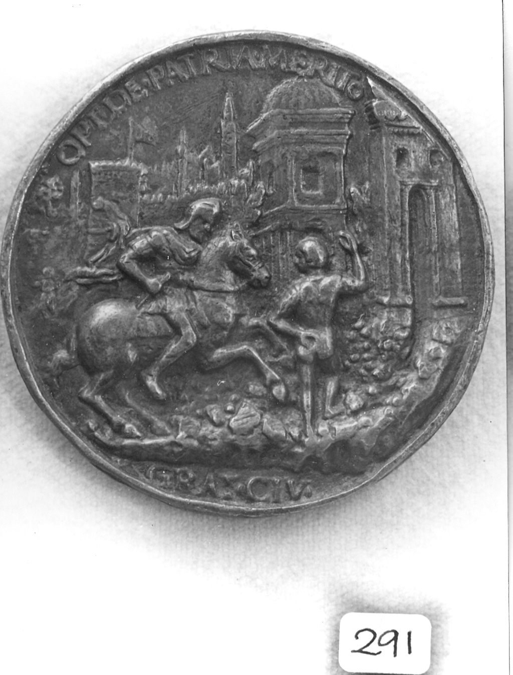 scena mitologica (medaglia, elemento d'insieme) di Briosco Andrea (secc. XV/ XVI)